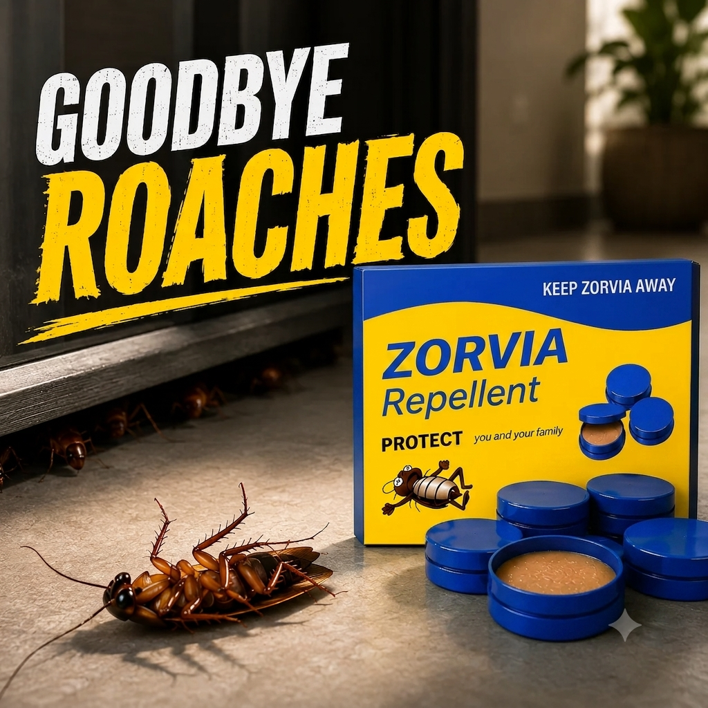 ZORVIA Roach Repellent — Advanced Cockroach Elimination Discs