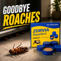 ZORVIA Roach Repellent — Advanced Cockroach Elimination Discs