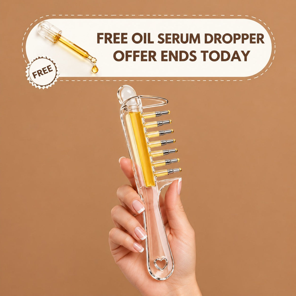 ZORVIA™ Crystal Serum Comb