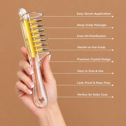 ZORVIA™ Crystal Serum Comb